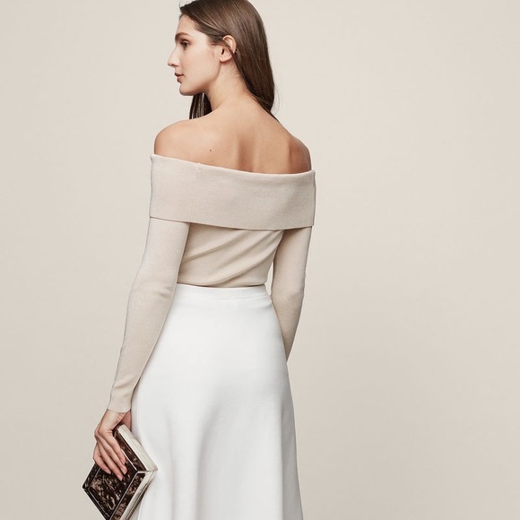 Reiss Ximena Off-The-Shoulder Blouse - Picture 3 of 8